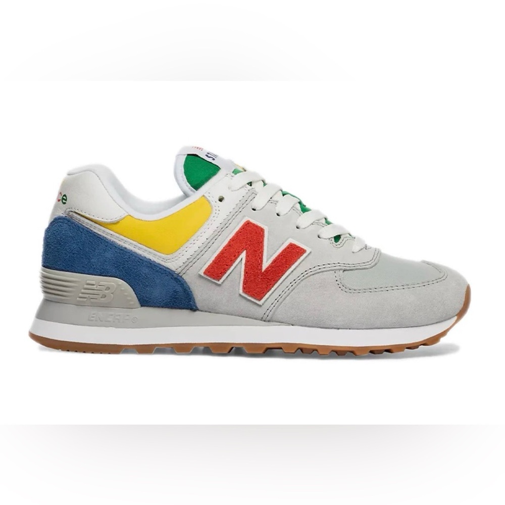 New Balance 574 x STAUD Limited Edition Multicolor Sneakers. Women 7/Men 5.5 - Picture 8 of 8
